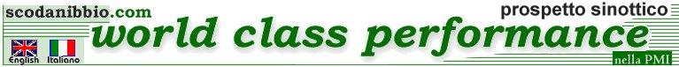 Carlo Scodanibbio - Consulenza all'Industria - Prospetti Sinottici - Performance world-class, snella, nella PMI